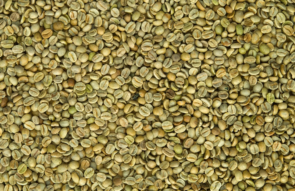 Green coffee beans