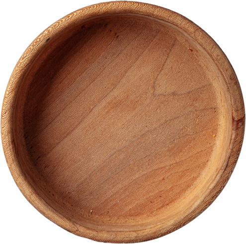 #5182 Wooden bowl isolated on a transparent background