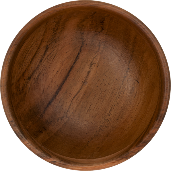 Empty Wooden Bowl